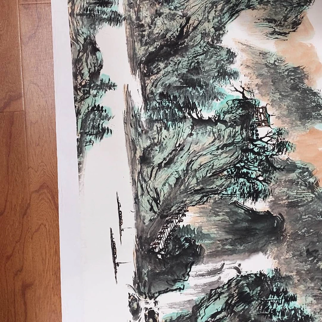 国画书画作品书画艺术