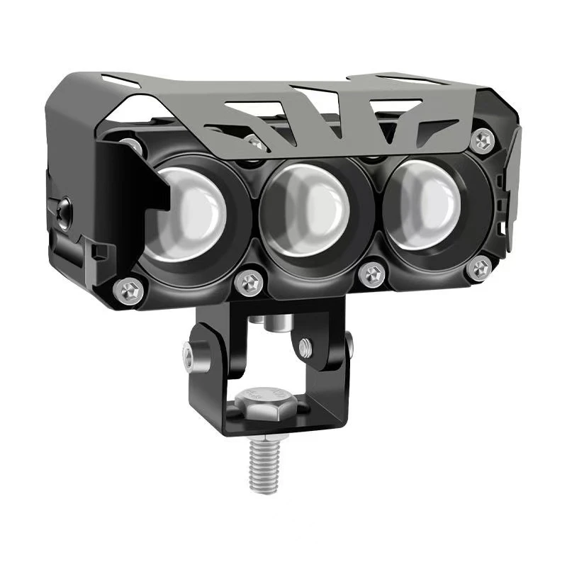 外卖骑手专用电动车射灯黄白光射灯超亮led电动车灯电车透镜大灯