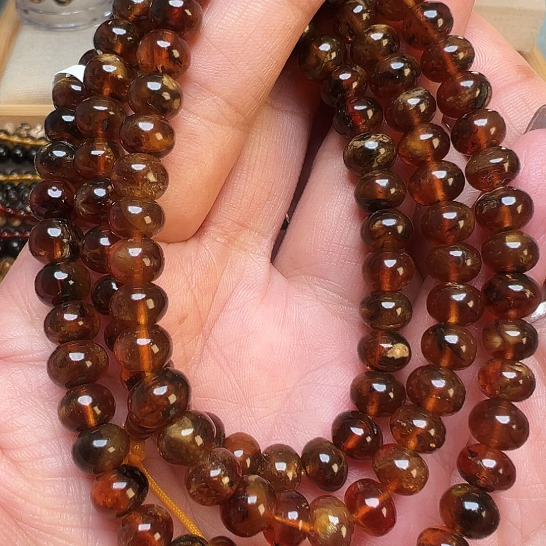 琥珀未镶嵌裸石抚顺琥珀20409七