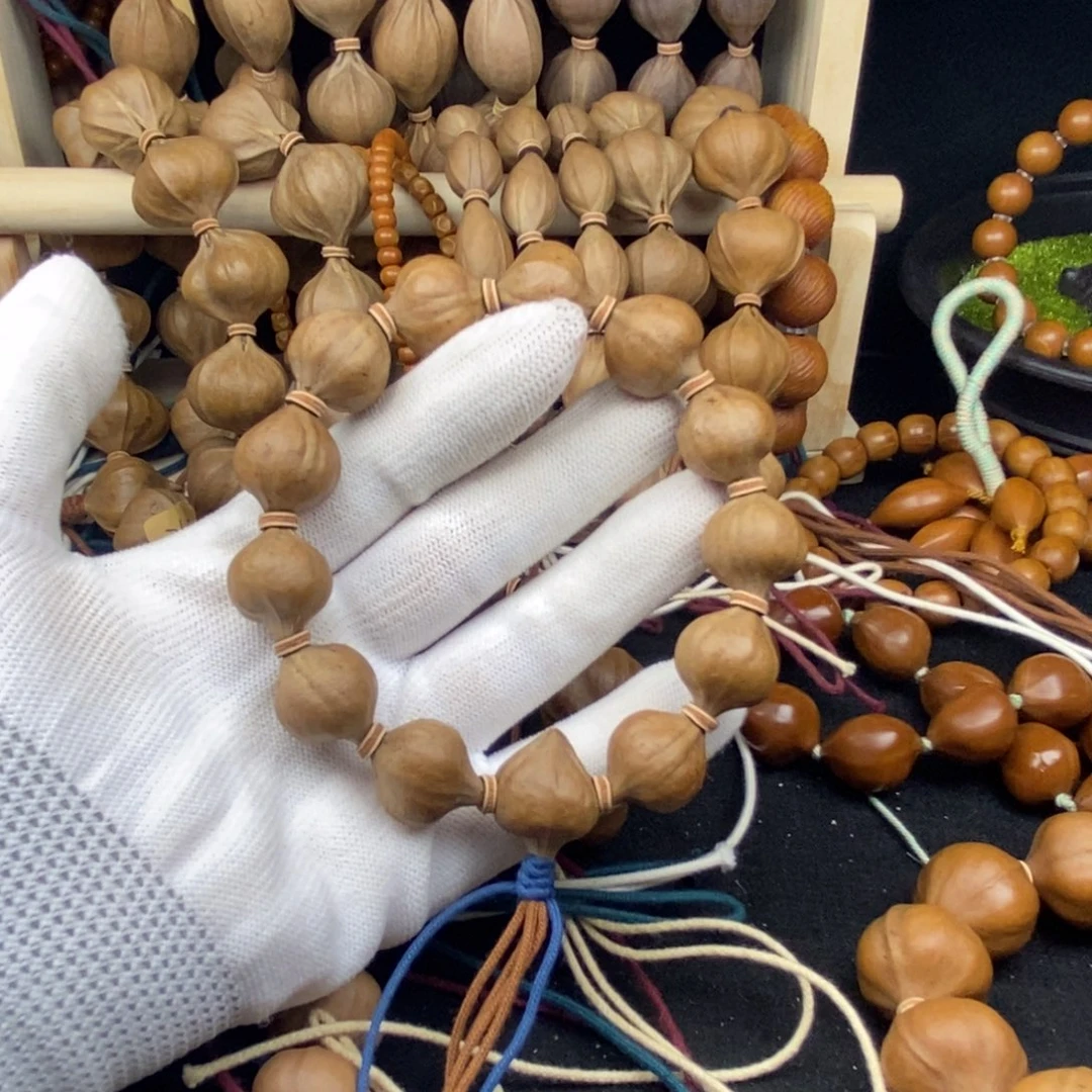 可***果橄榄核手串/手链1619三花大蒜头13颗