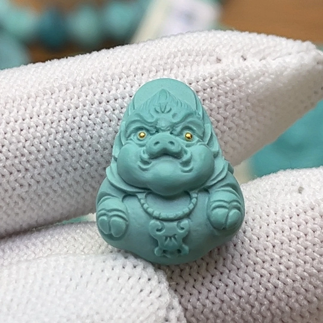 绿松石未镶嵌珠宝奇石二师兄