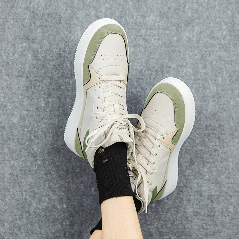 品牌断码25新款耐磨防滑透气休闲板鞋小白潮鞋干净感痞帅男鞋开车