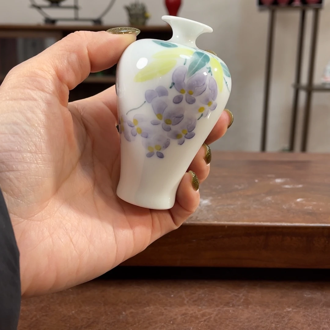1***5瓷片陶瓷艺术小花瓶
