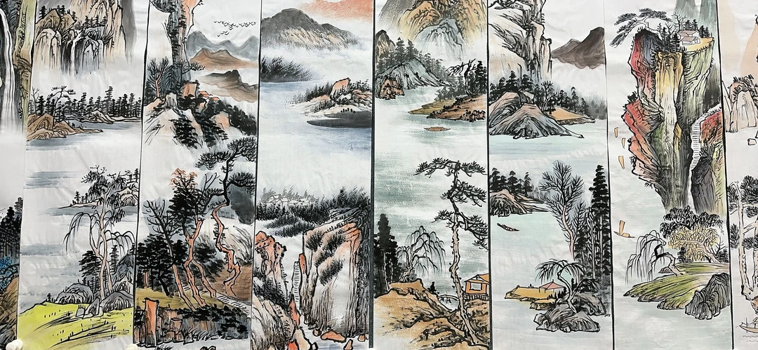 【邦乔】精品十二条屏装饰画通用链接