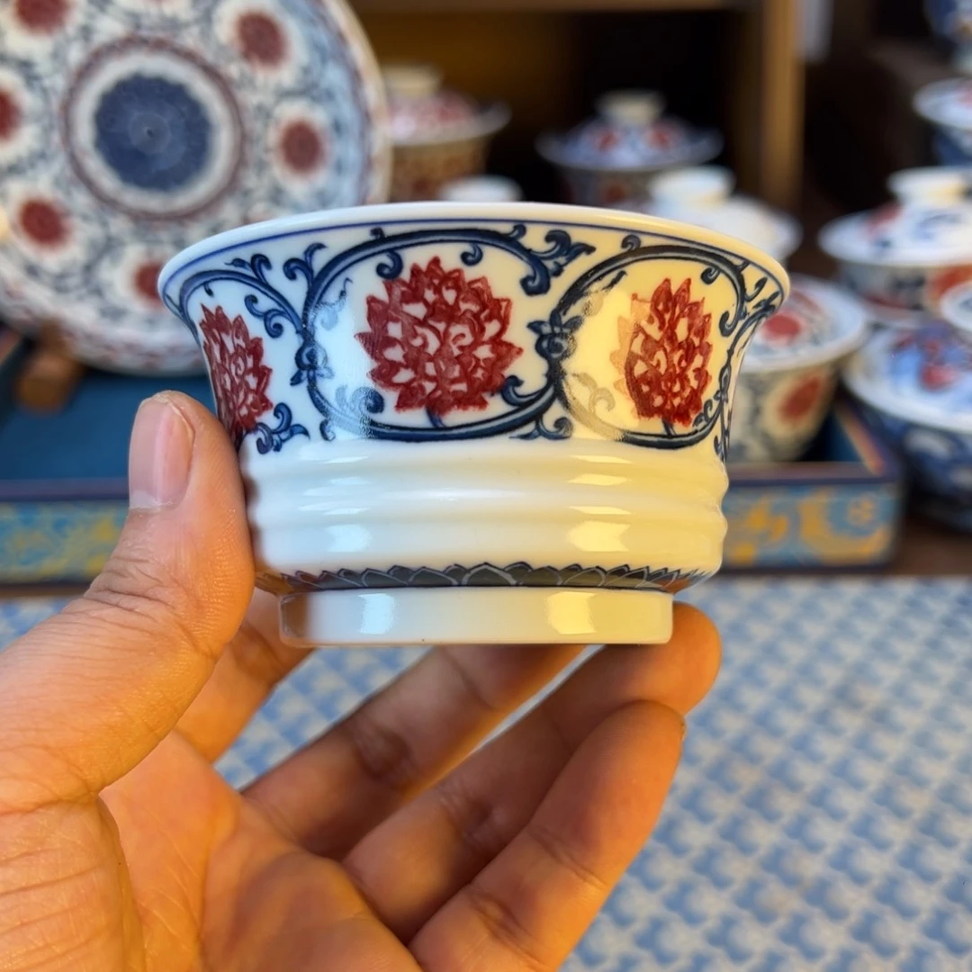 盖碗景德镇茶器茶百宝箱