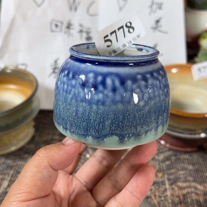口5 手工花盆满30包邮