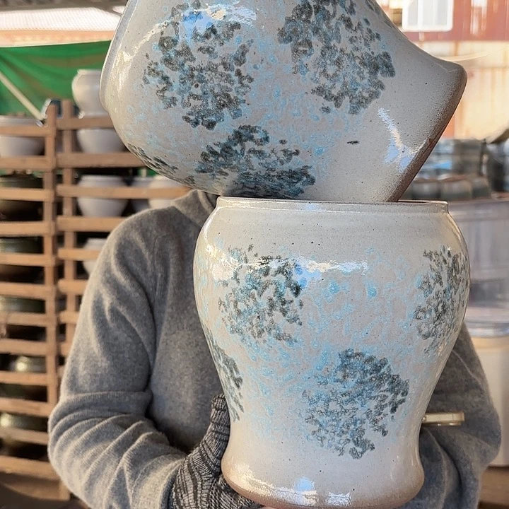 正品花盆高23/17两个