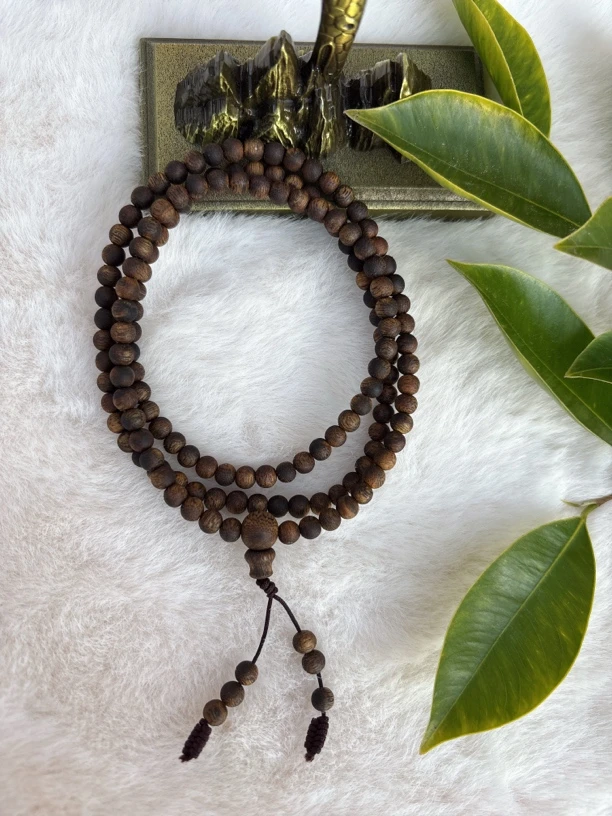 奇楠沉香05圆珠多圈沉水级11克➕多样性发一