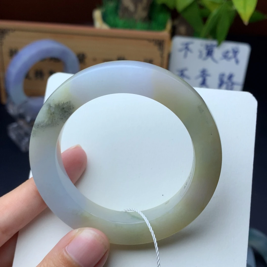 定制翡翠定制手镯未镶嵌定制48-53