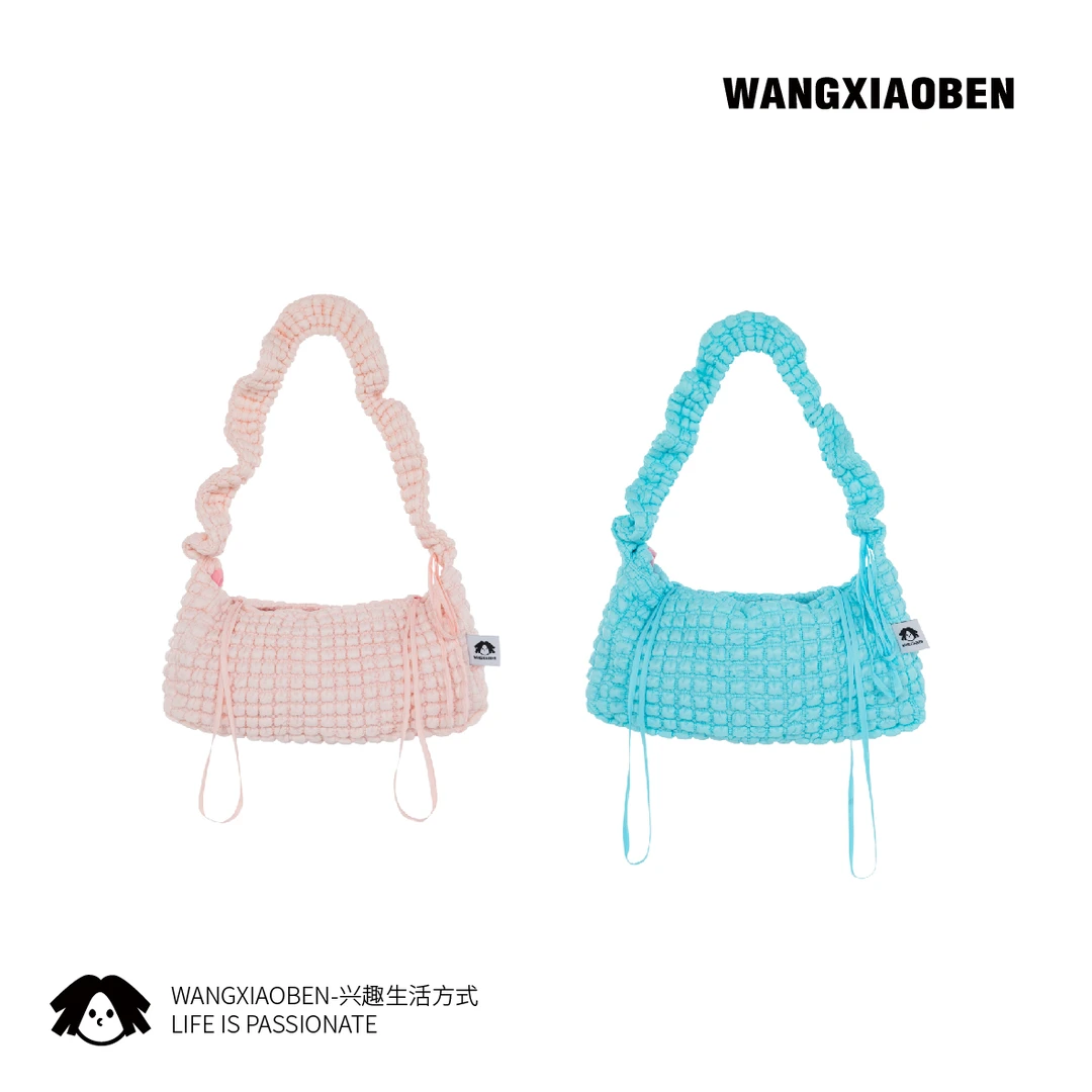WANGXIAOBEN【云朵小泡芙】单肩包手机袋拉链暗袋小包包腋下云朵包