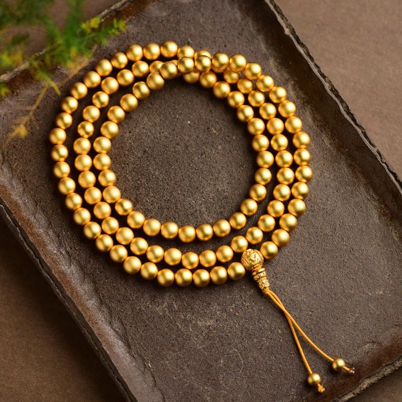 合金项链 合金项链 卡6三通项链108颗手工