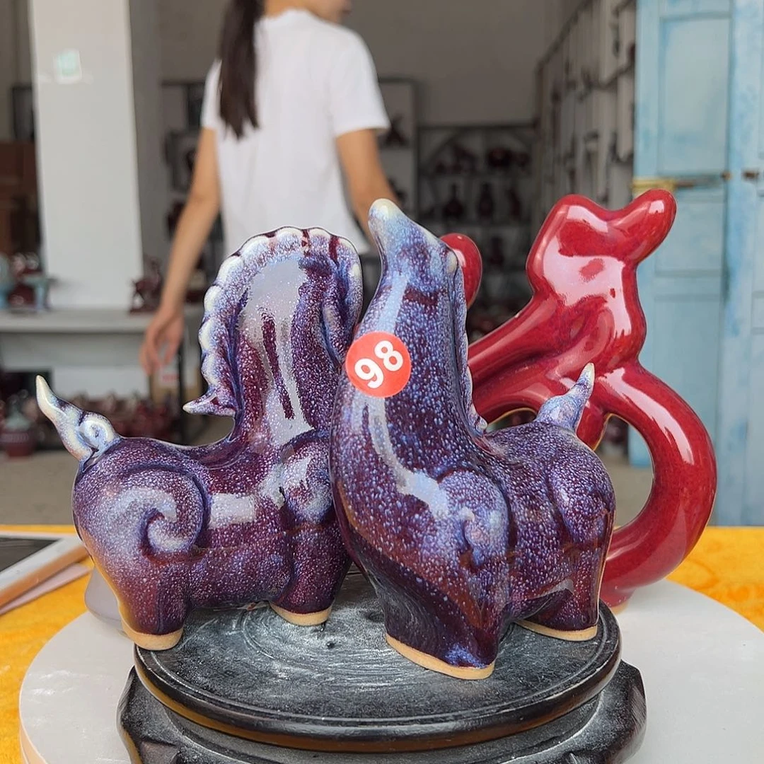 摆件郑家钧窑摆件