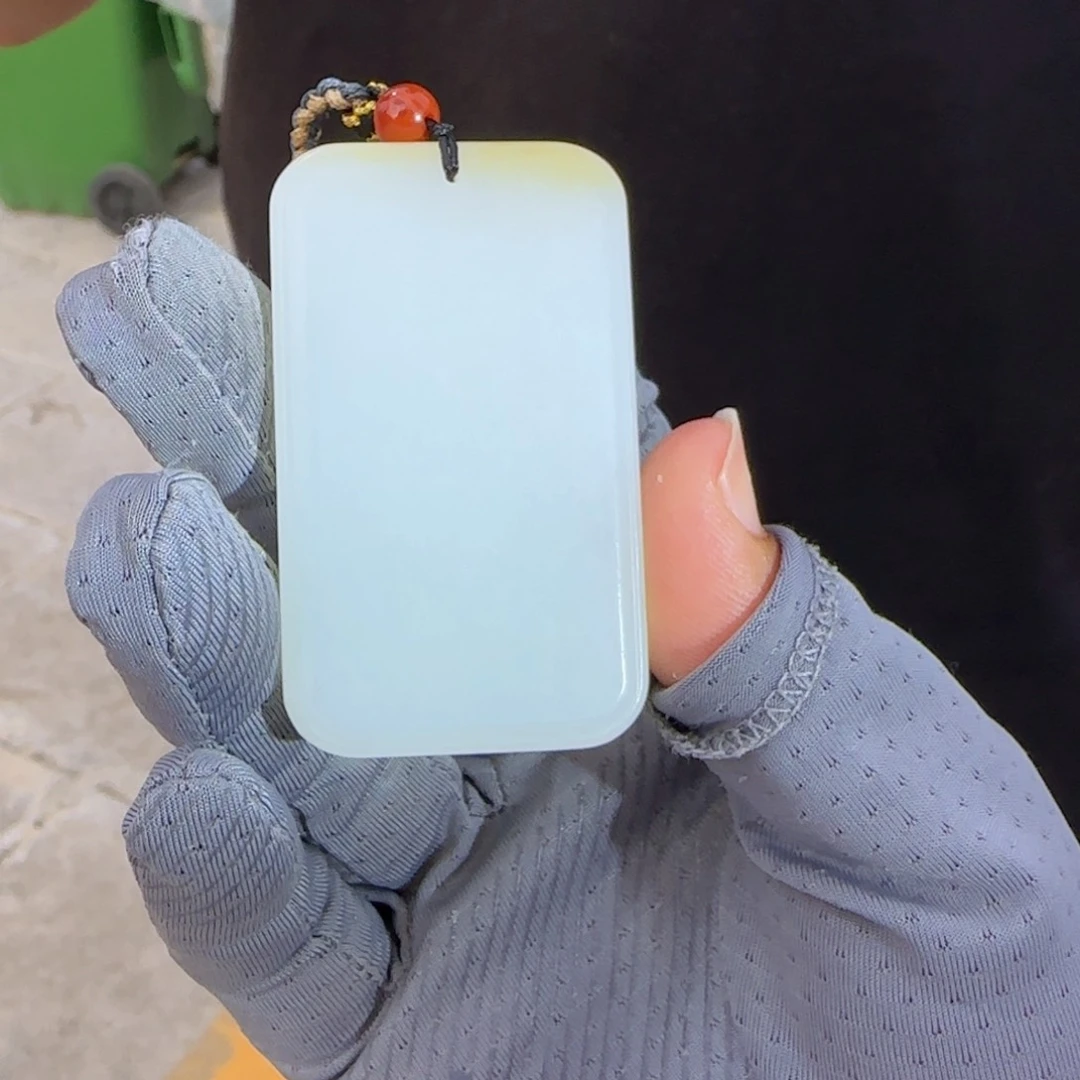 和田玉未镶嵌颈饰45