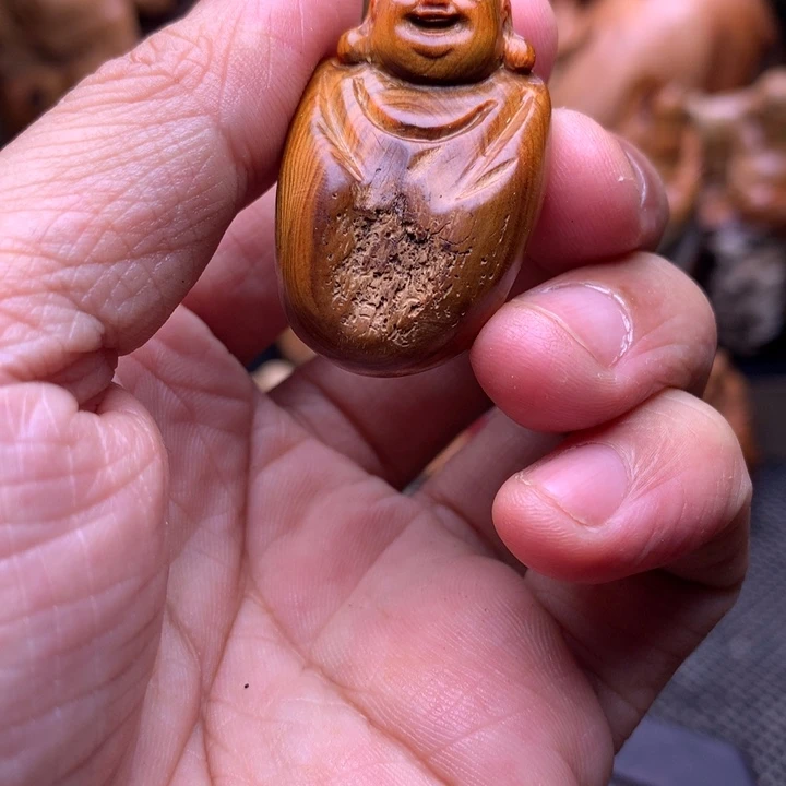 柏木（崖柏）崖柏陈化料手把件