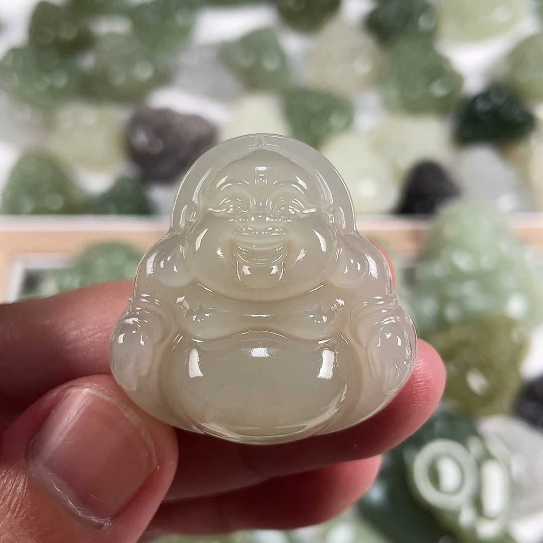 和田玉未镶嵌吊坠(不含链)35