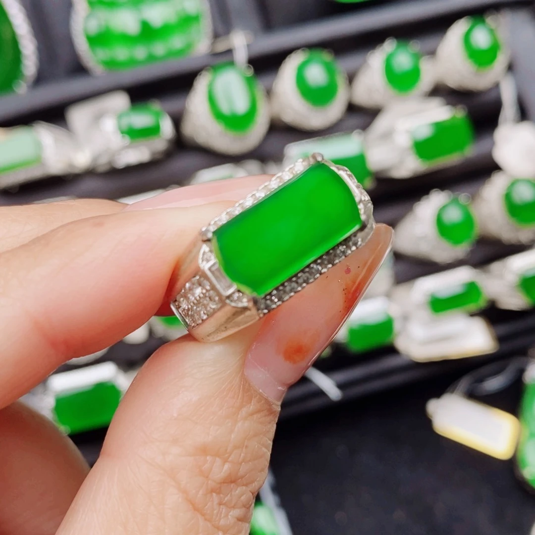 未镶嵌戒指翡翠天然翡翠正品