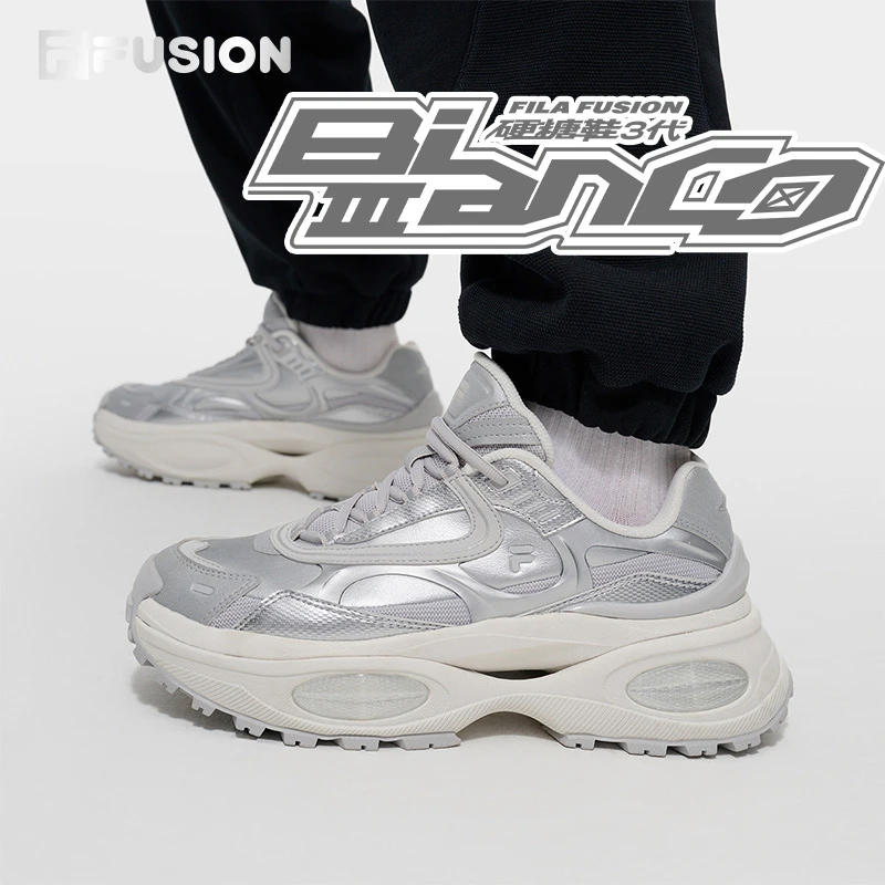 FILA FUSION【硬糖鞋3代】经典款增高老爹鞋女鞋潮流爆款T12W441006