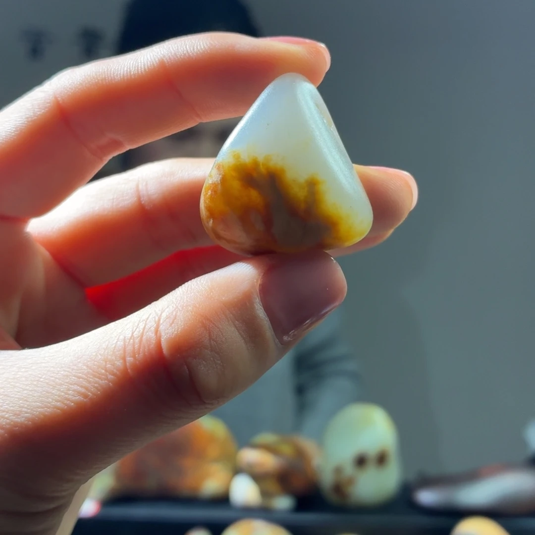 和田玉未镶嵌挂件22g