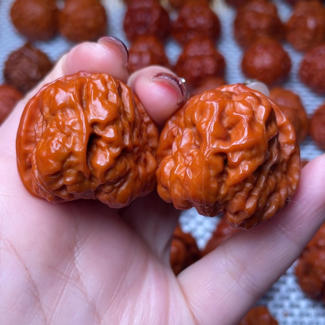 桃核吊坠文玩核桃 手把件 蛤蟆头 36