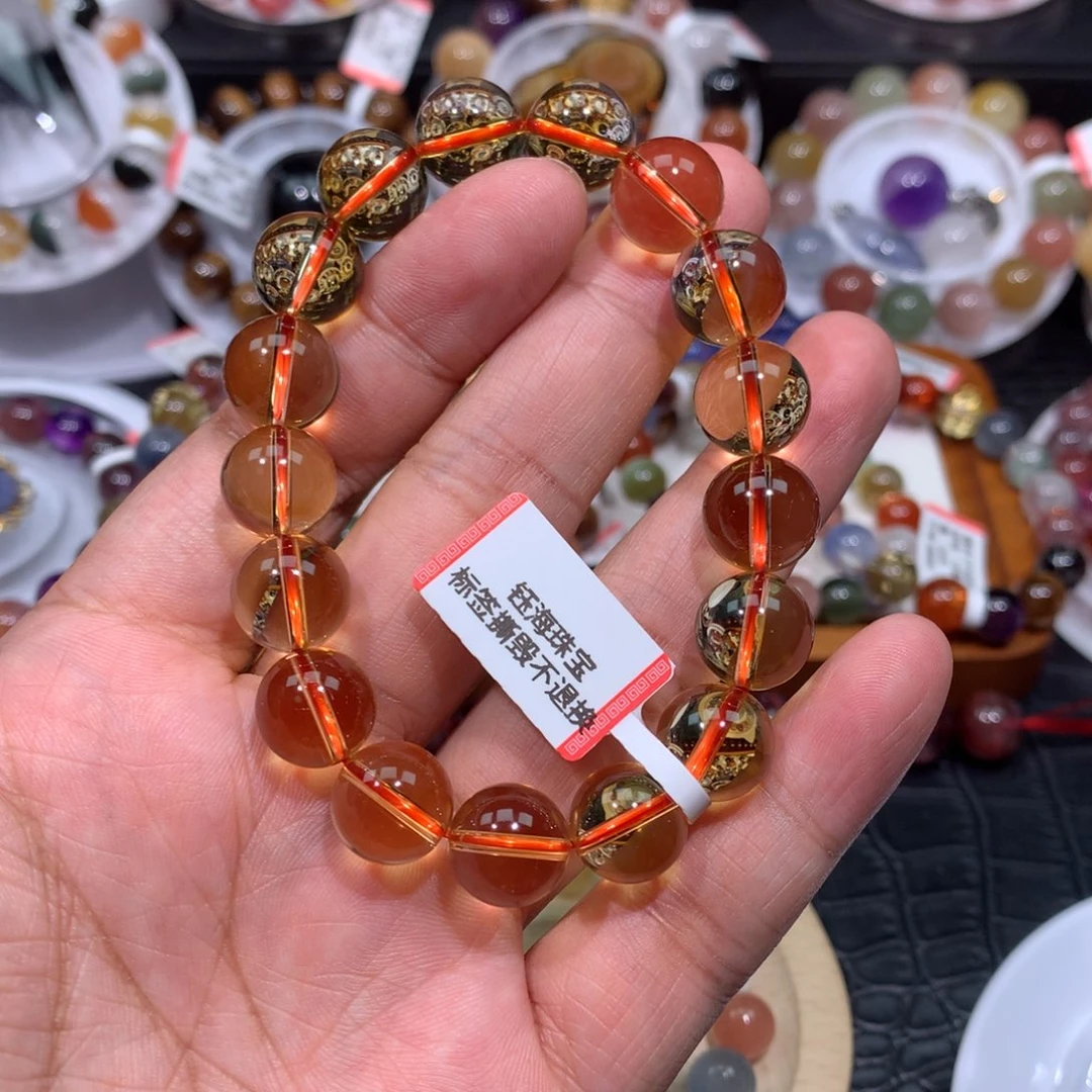 水晶手链未镶嵌黄水晶手链12