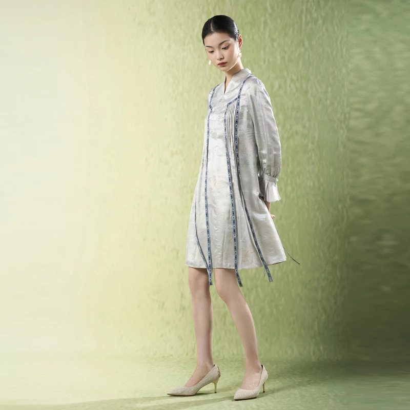 JIXIANGYIJIA/吉祥衣家明月松涧（连衣裙）951237291