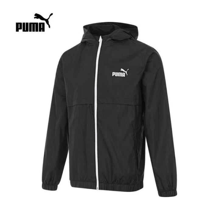 PUMA/彪马男子时尚休闲运动舒适连帽梭织外套 黑色2PU84946252
