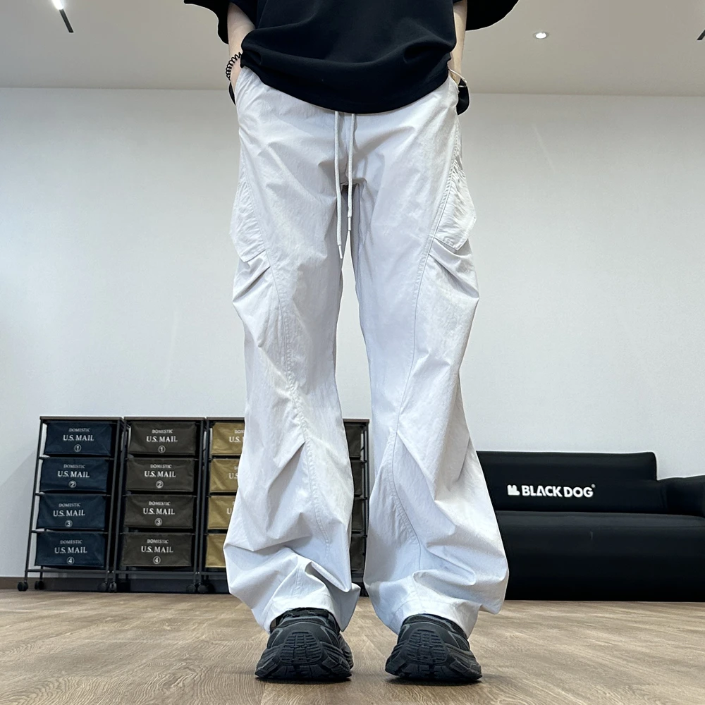 夏季速干裤工装裤长裤冰丝凉爽舒适男女可穿裤子