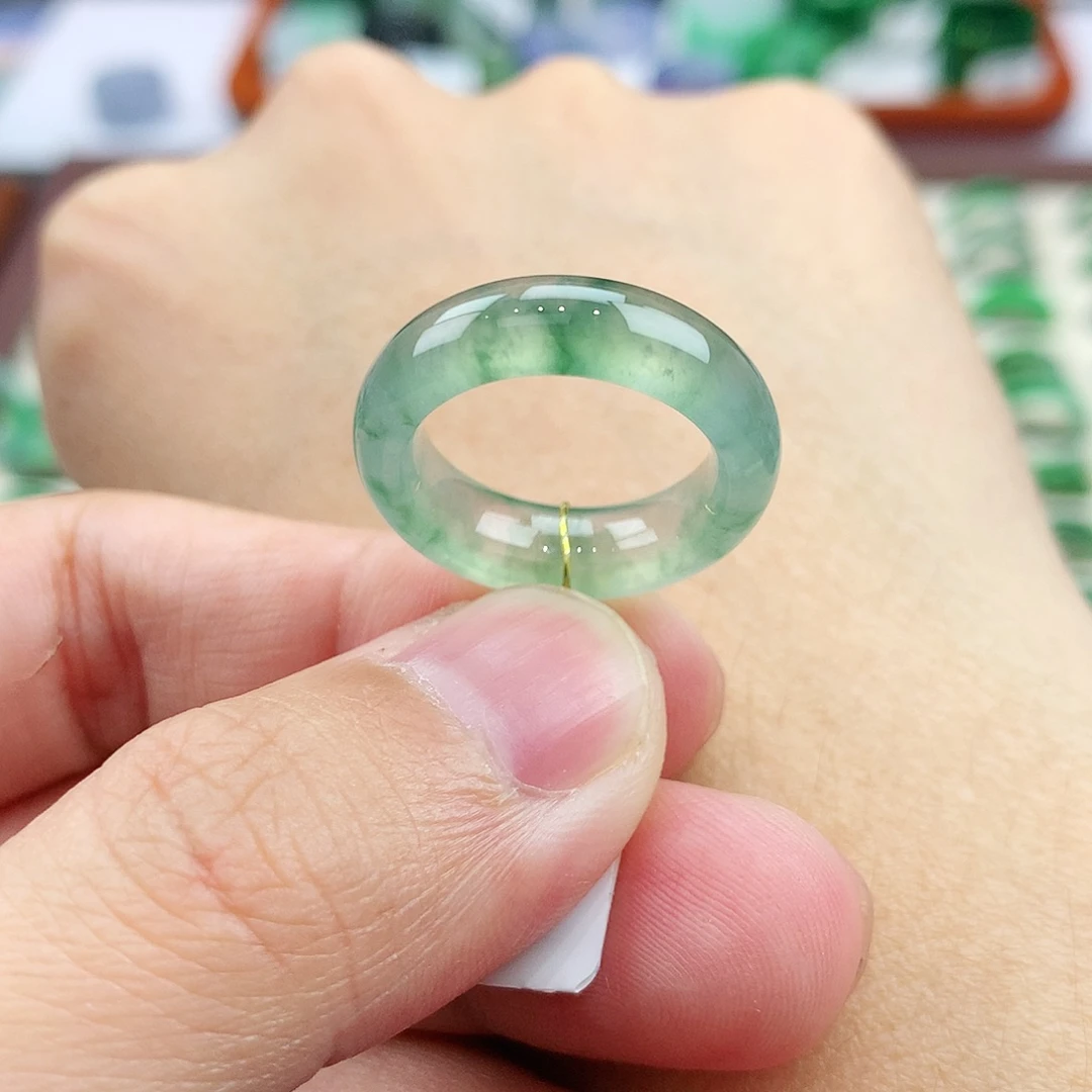 未镶嵌戒指翡翠9-10号
