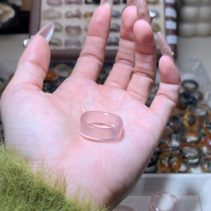 玛瑙/玉髓未镶嵌戒指1号港17