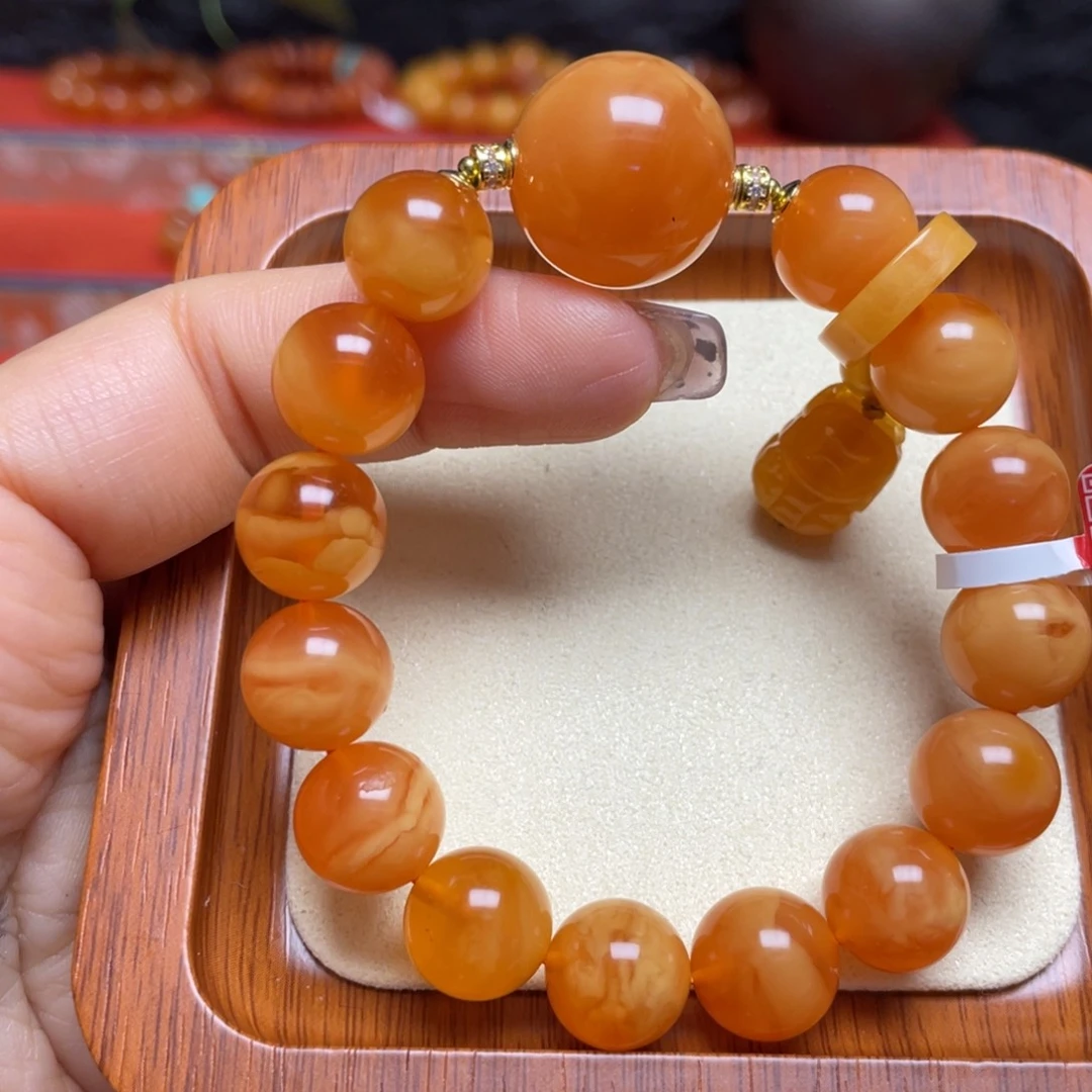 蜜蜡未镶嵌手链手串