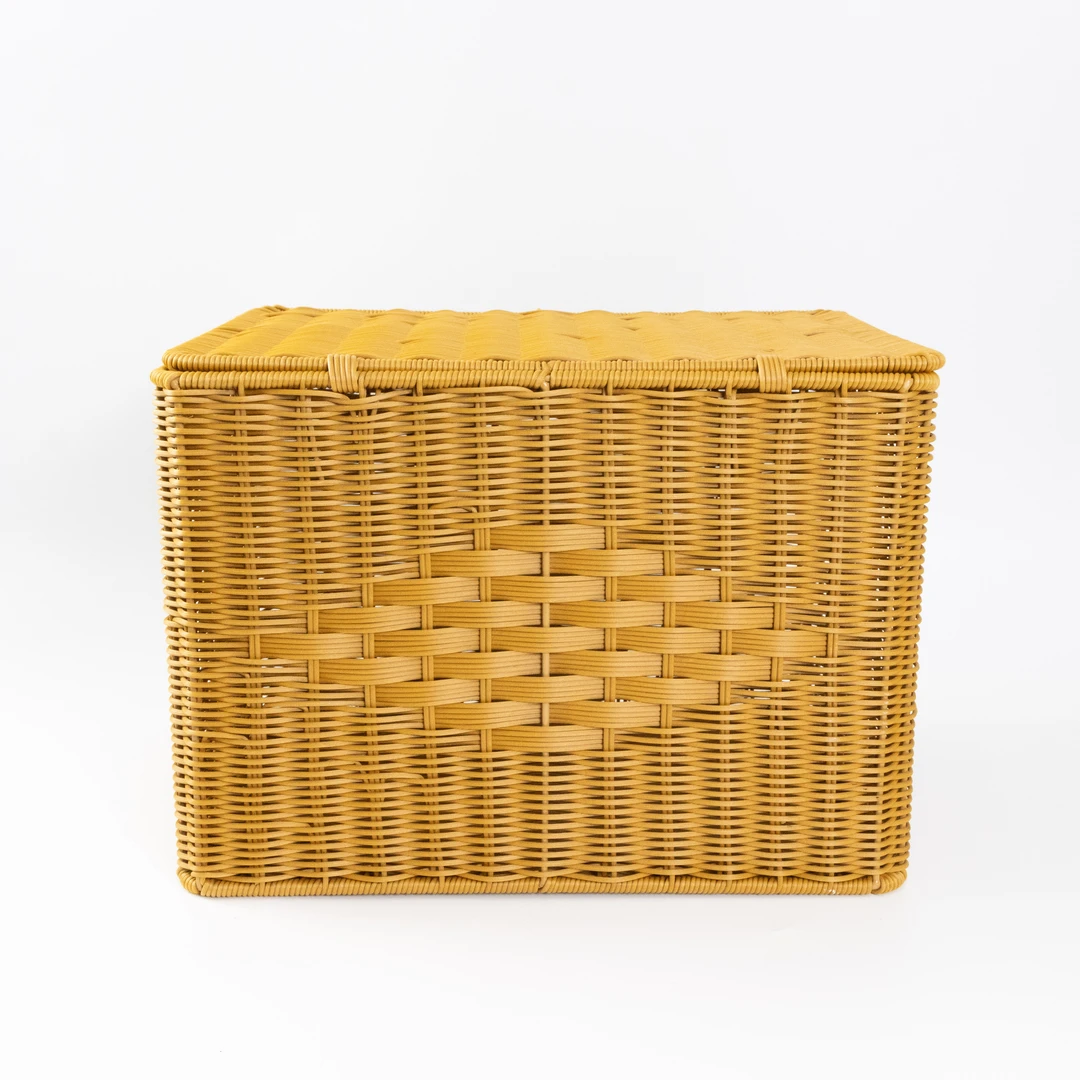 花编带盖收纳箱40x30x30