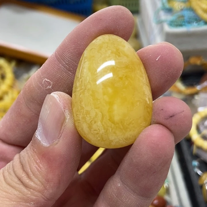 未镶嵌蜜蜡裸石吊坠