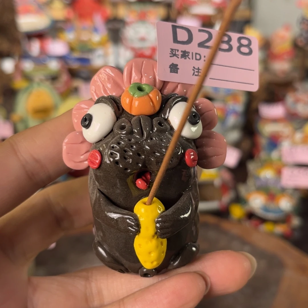 泥塑纯手工茶宠摆件