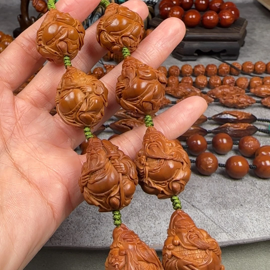 橄榄核手串/手链2.3尺寸关公手持