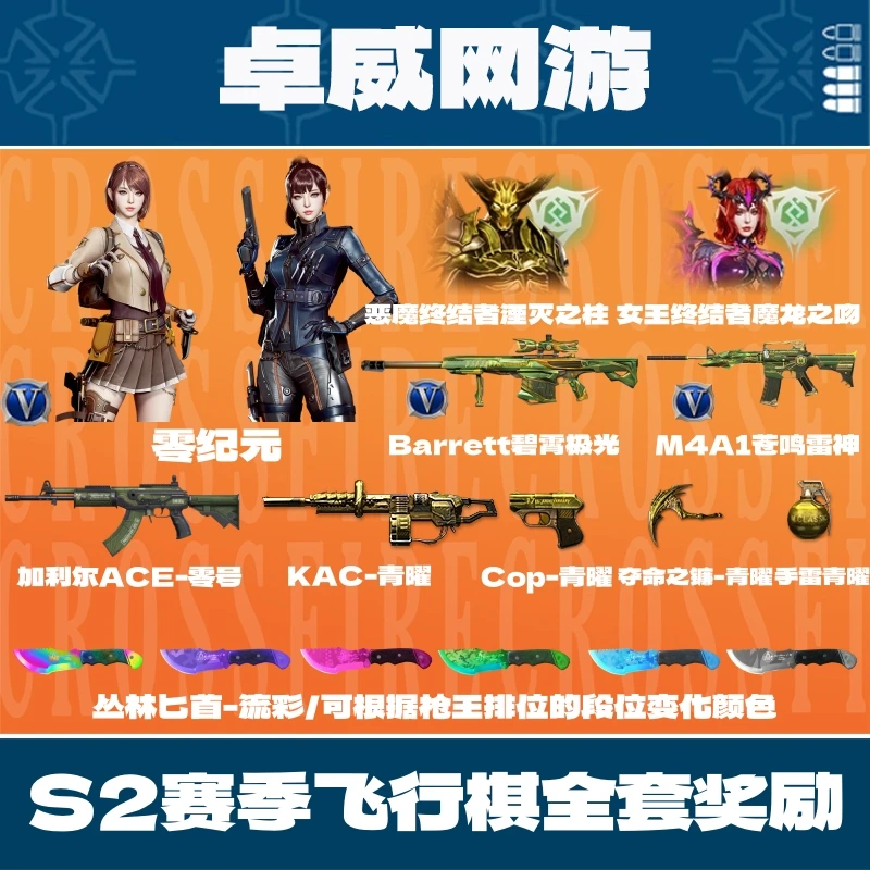 CF穿越火线端游S2赛季飞行棋奖励