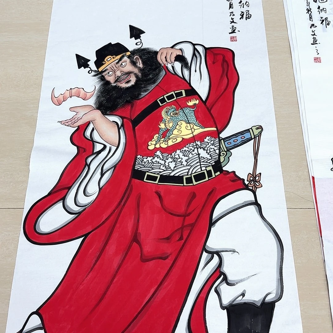 国画国画作品展。国画