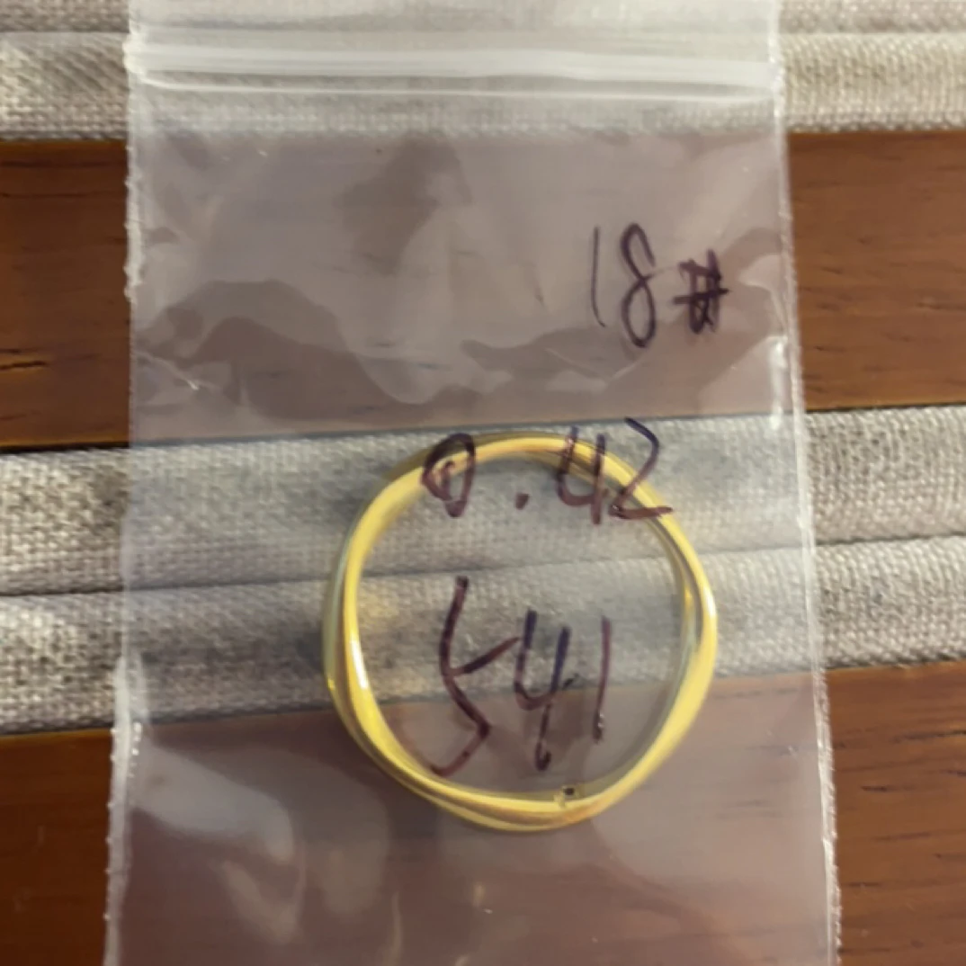 A8克重0.42 18号 莫比乌斯戒指 足金999