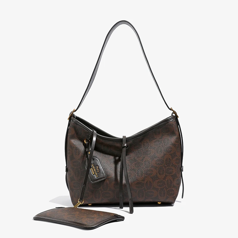 2025秋季新款小众时尚百搭复古印花单肩斜挎包3020大