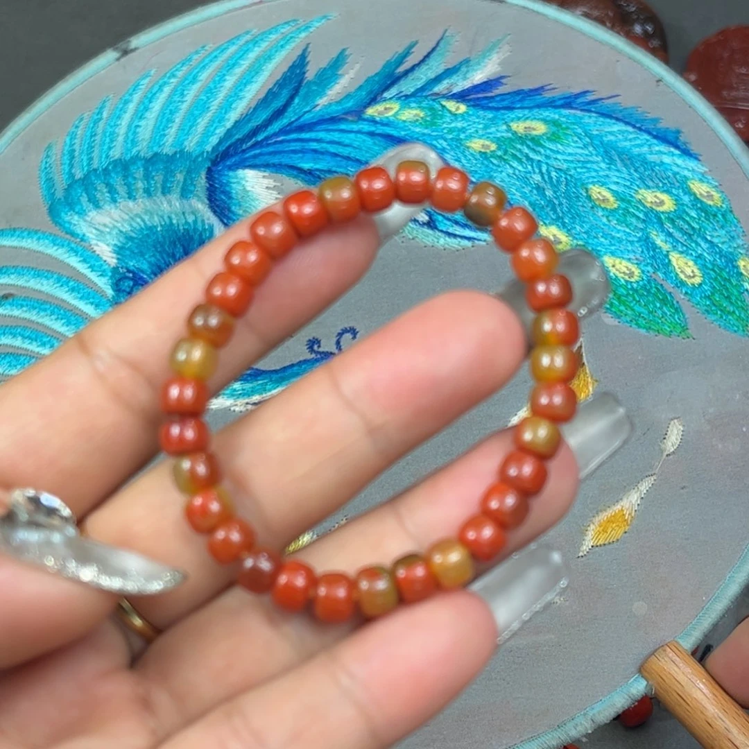 南红玛瑙未镶嵌珠串