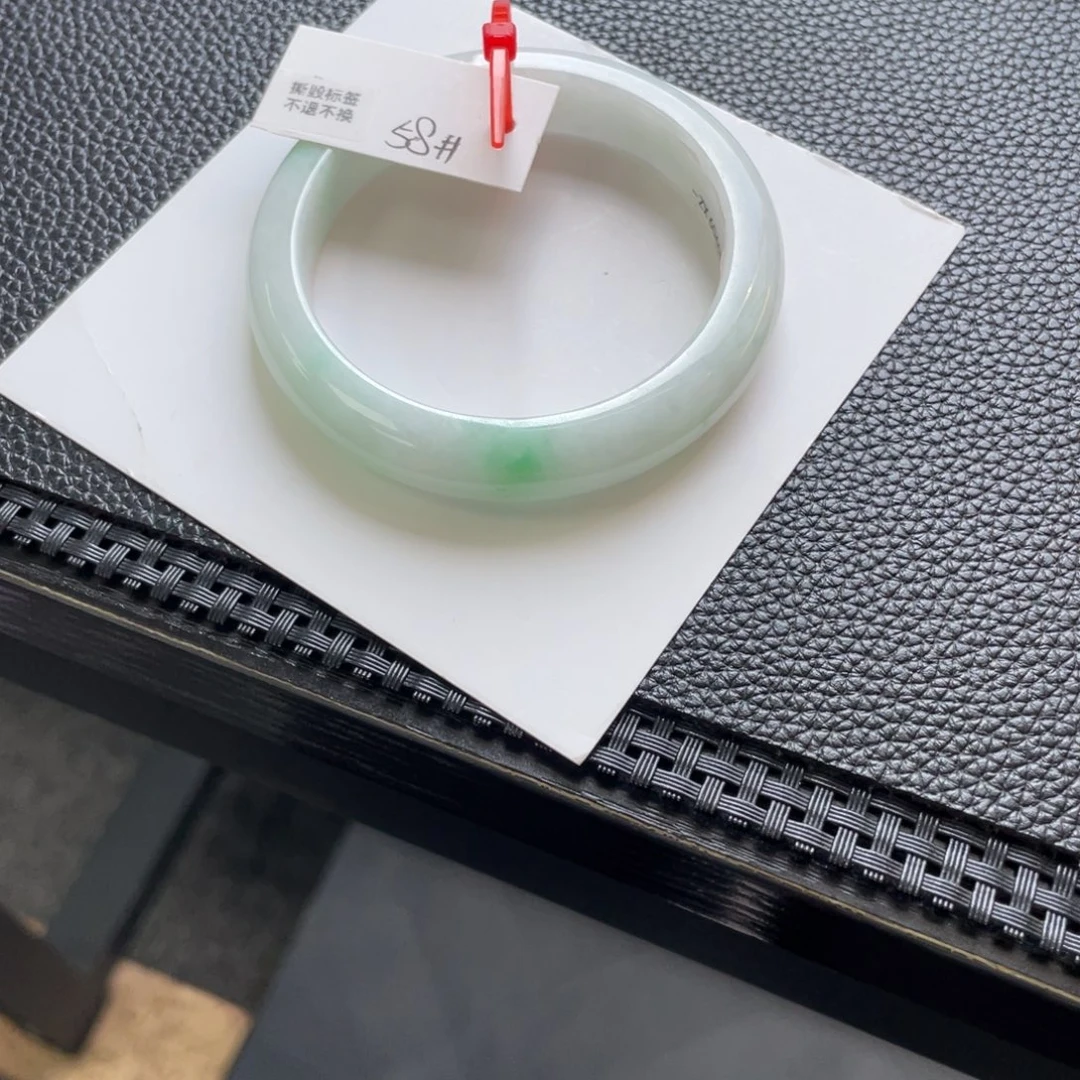 翡翠未镶嵌手镯翡翠手镯58圈