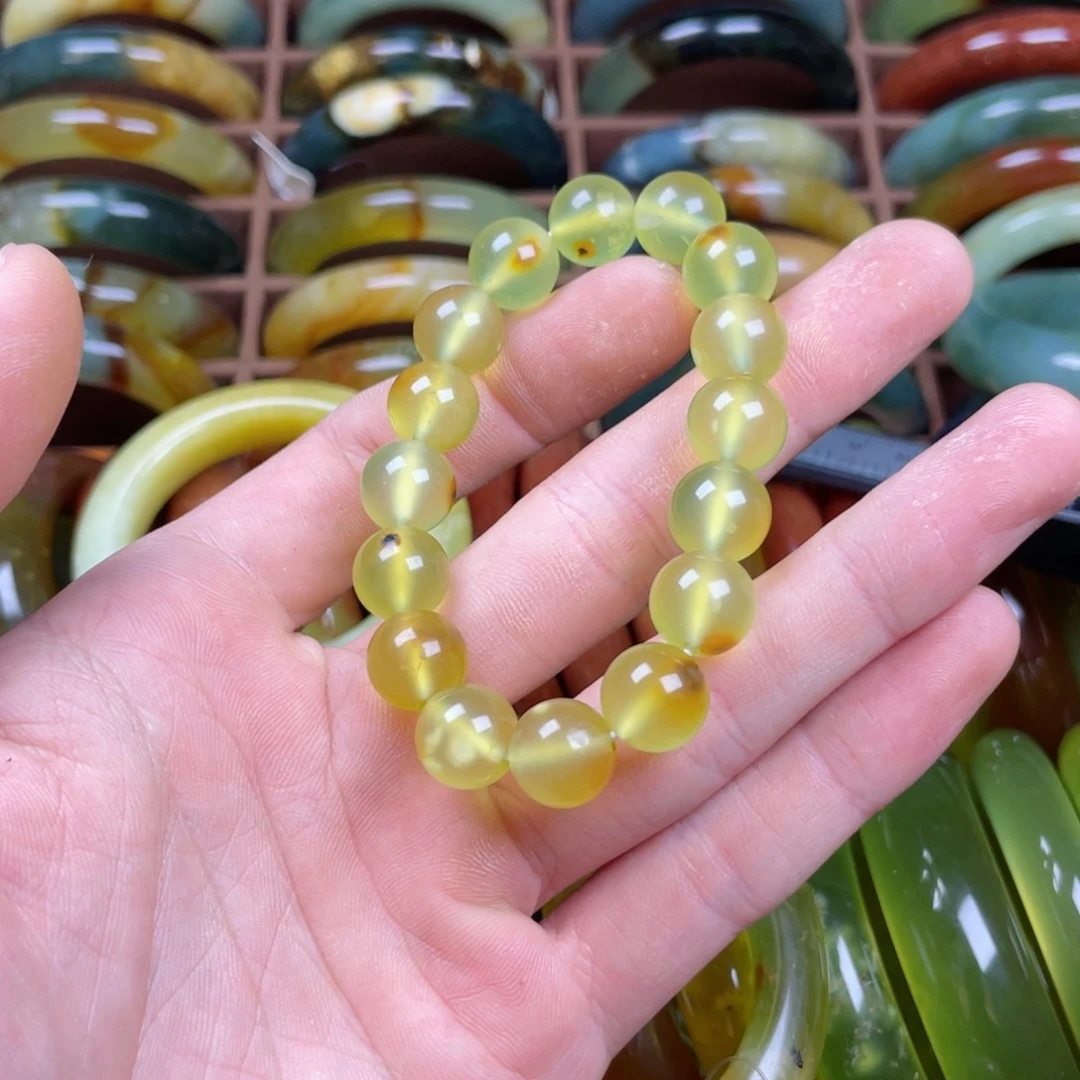 蛇纹石玉未镶嵌手串