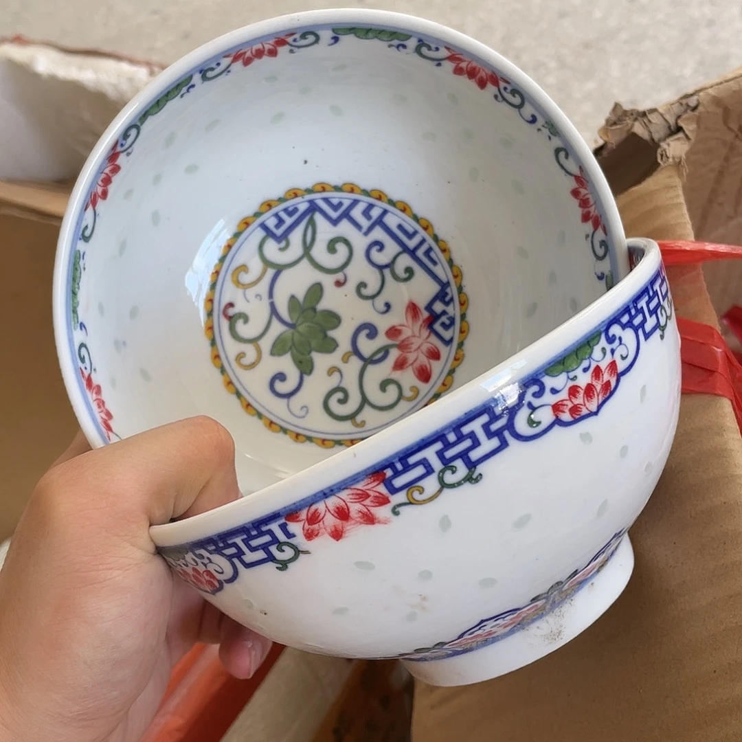 碗景德镇高温细白瓷餐具