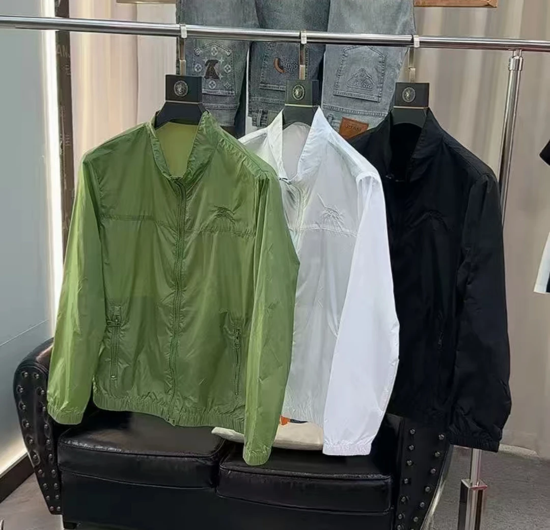 夏季轻薄肤感级防嗮立领潮款夹克