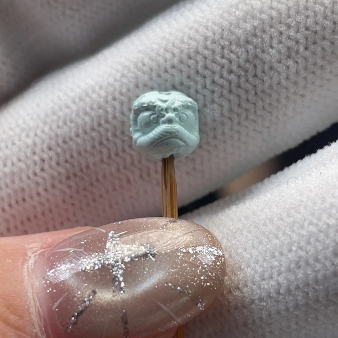 绿松石未镶嵌挂件