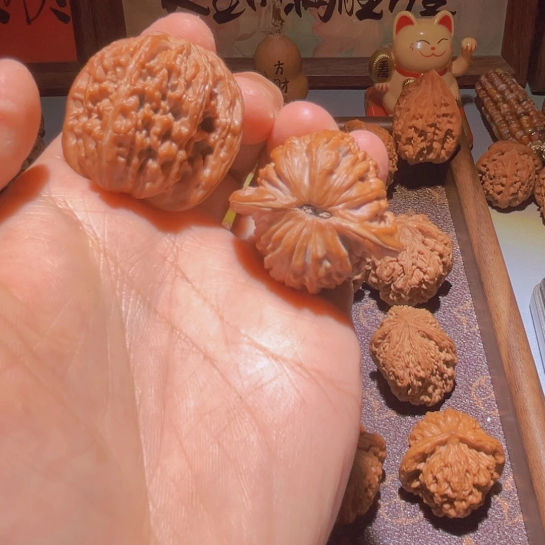 瑞麟文玩核桃四座楼有一只兜边福利介意勿拍