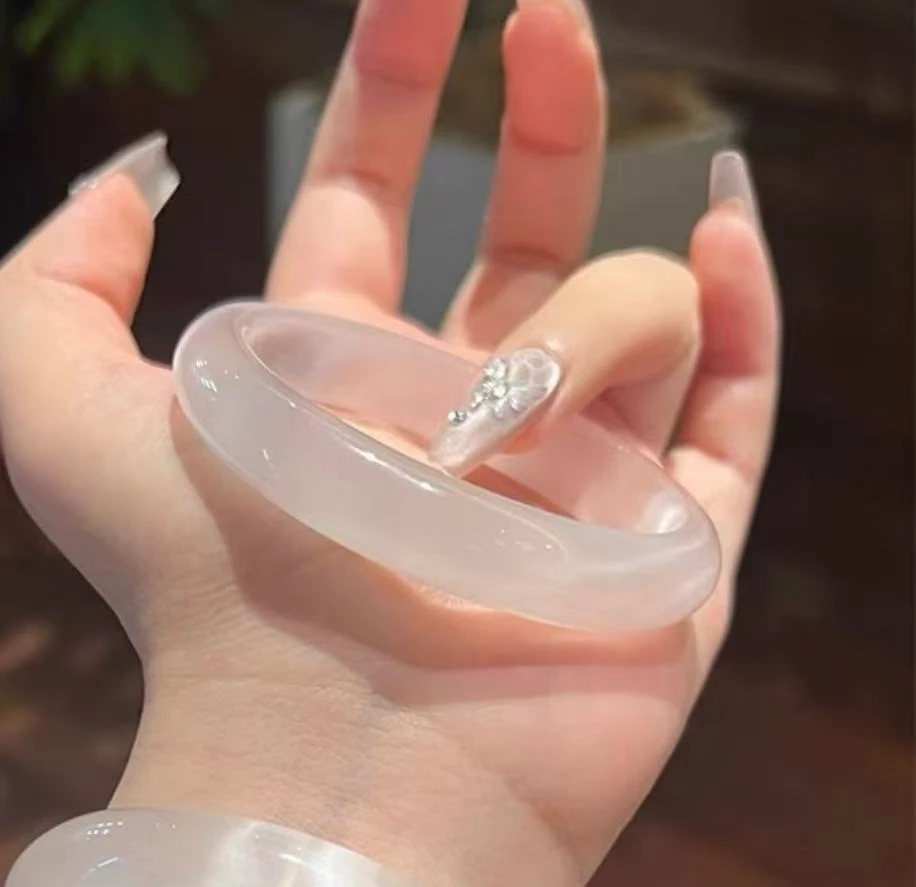 【白月光手镯】55圈口 高冰透气质款