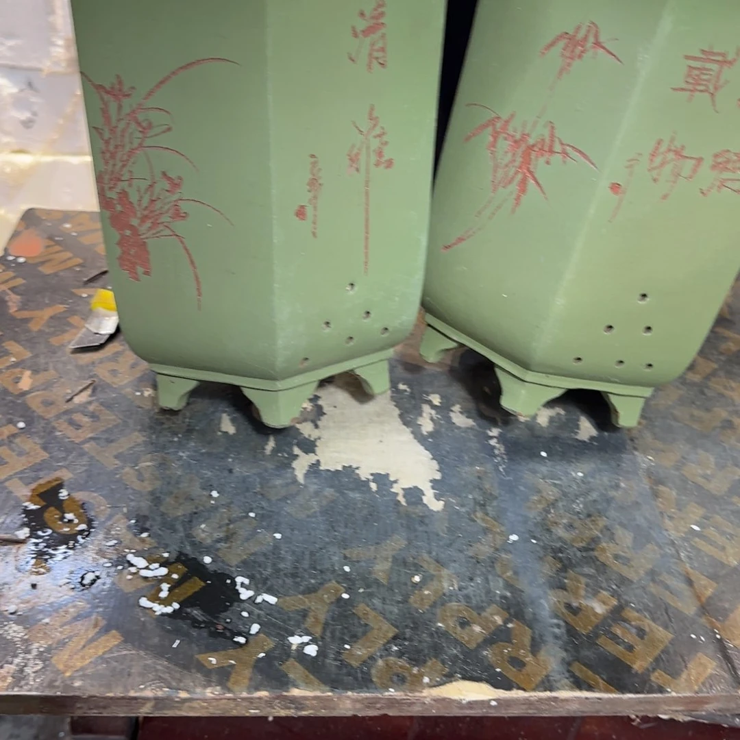 紫砂花盆口径18.21口径