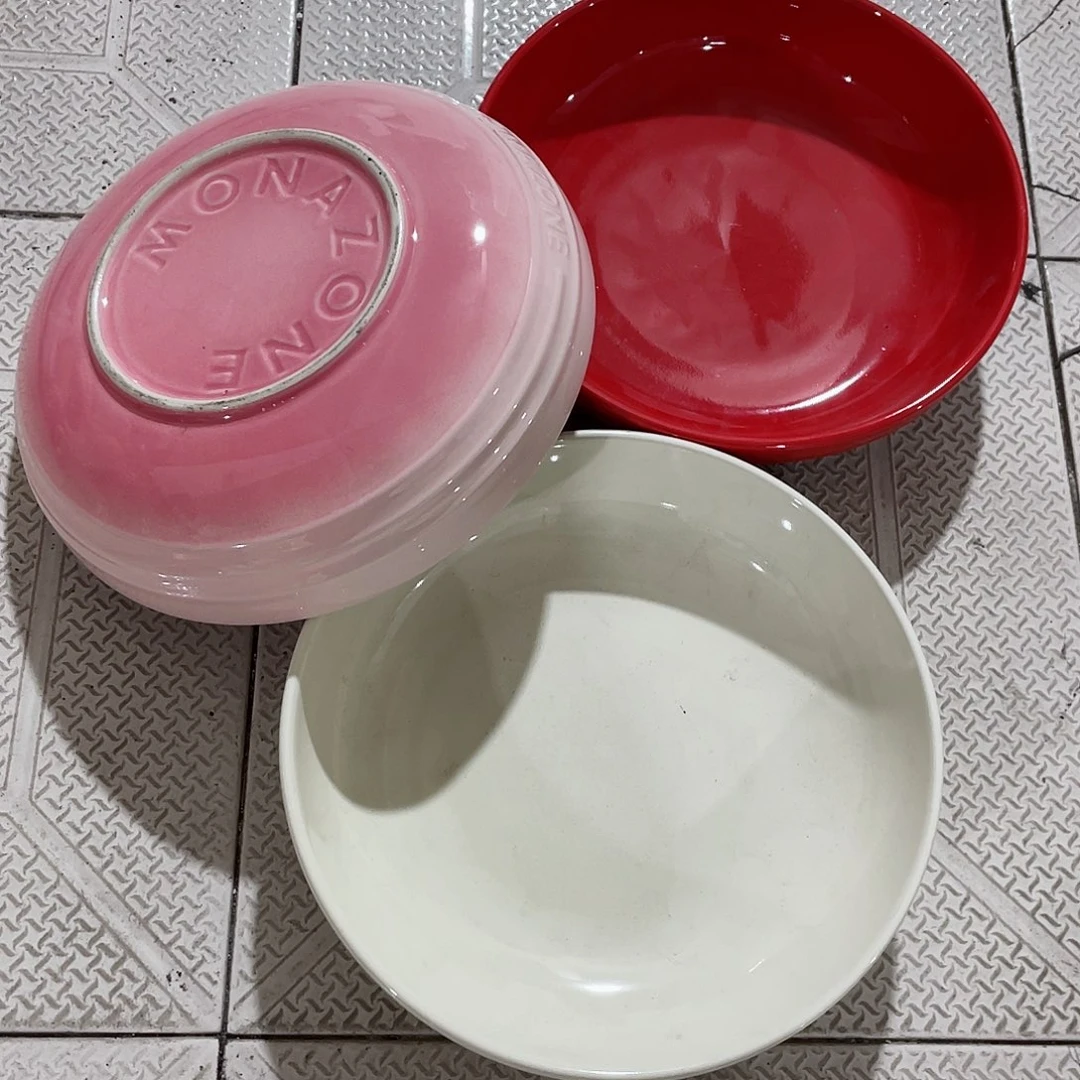 瓷微瑕陶瓷餐具家用 两个