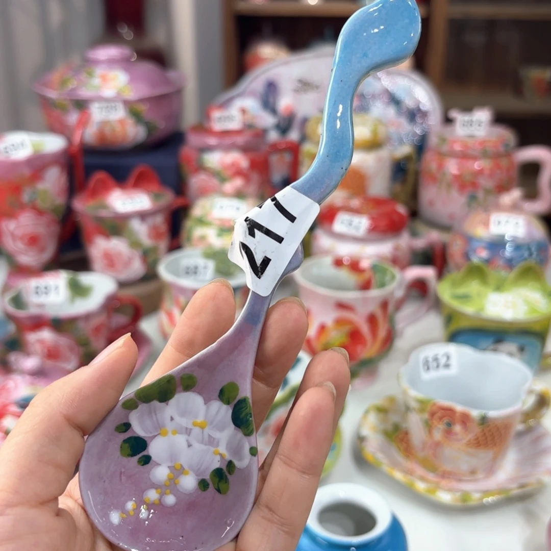 景德镇手绘高温釉下彩陶瓷茶具
