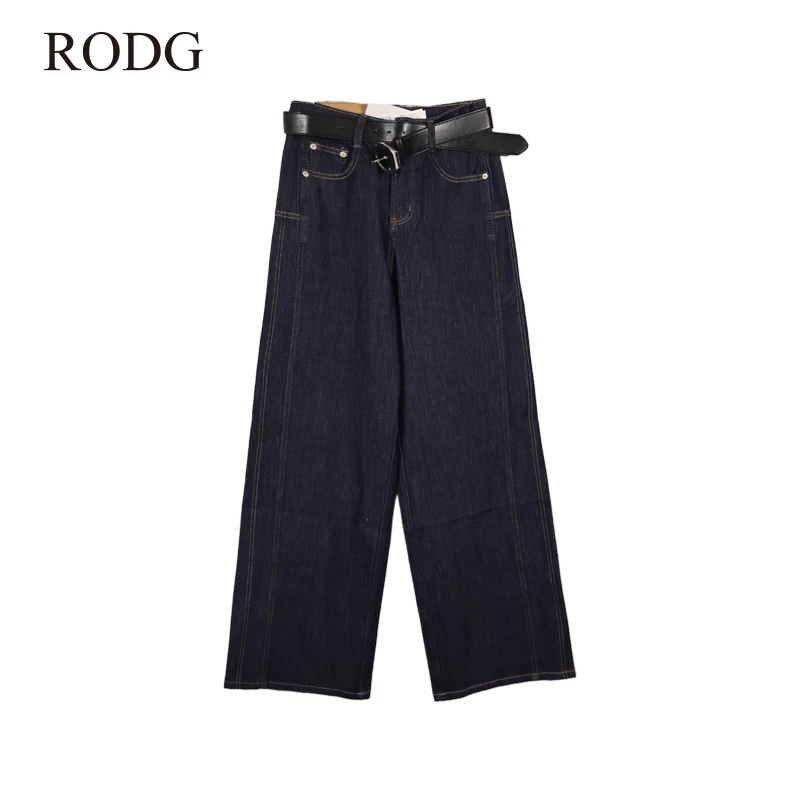 RODGR52NK0561A 夏季新款简约纯色牛仔裤 0561